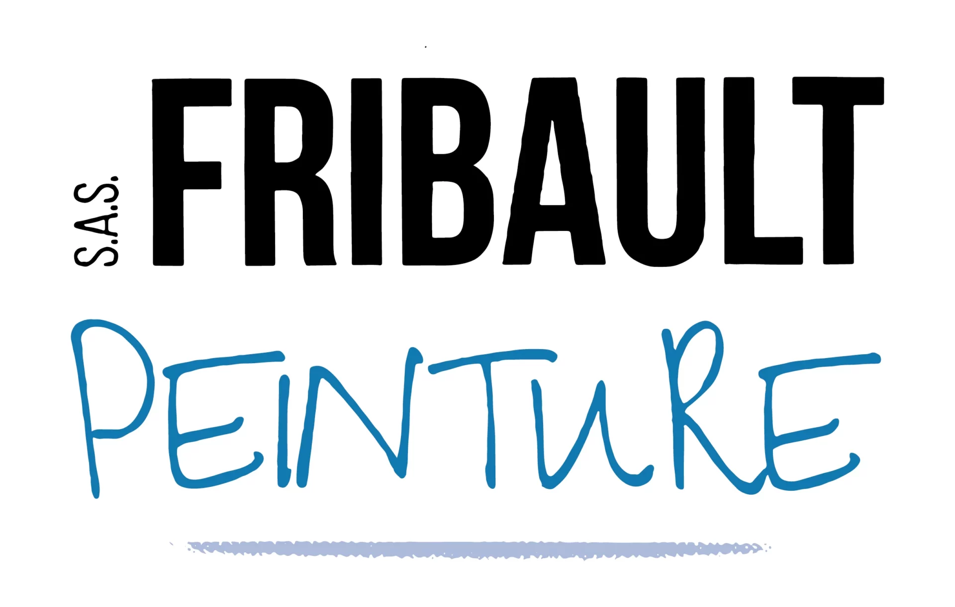 Fribault Peinture Peintre Mauges Sur Loire Logo
